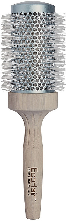 Olivia Garden Perie ceramica profesionala cu peri din nailon si maner din bambus EcoHair Thermal 54mm