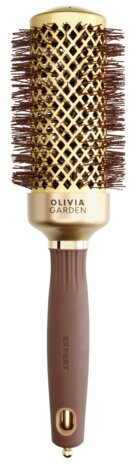 Olivia Garden Perie profesionala de par 45mm Expert Blowout Shine Wavy Bristles Gold&Brown 45mm imagine noua marillys.ro