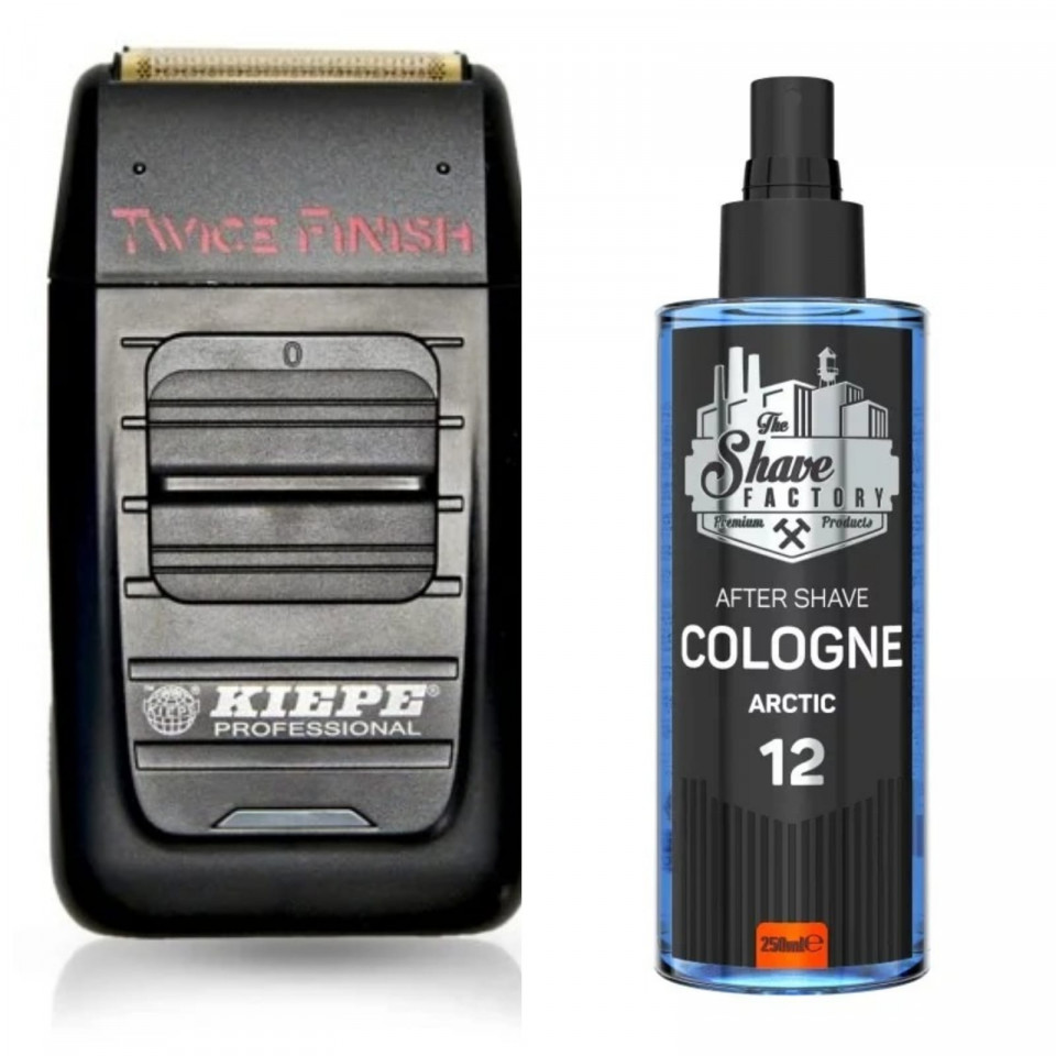 Pachet Promo Twice Finish Shaver + Colonie After Shave nr.12 AFTER