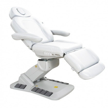 Pat electric pentru tratamente cu 4 motoare Medical Plus - alb