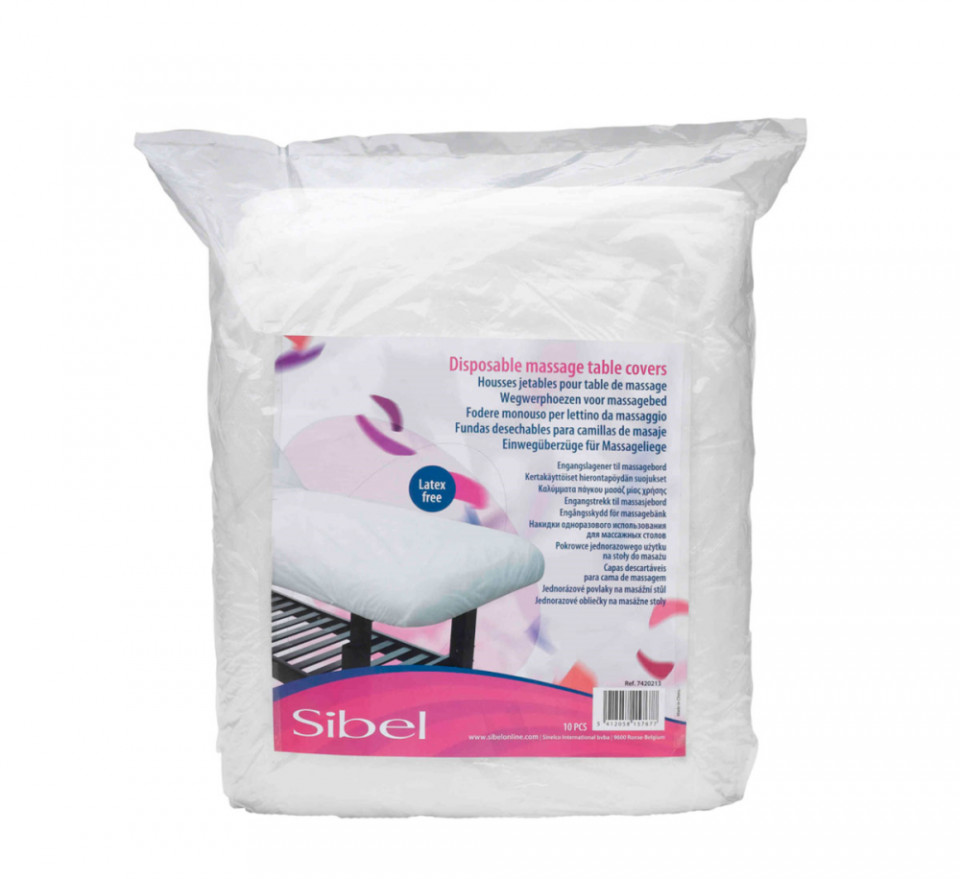 Sibel Cuvertura cu elastic pentru pat cosmetic 10buc
