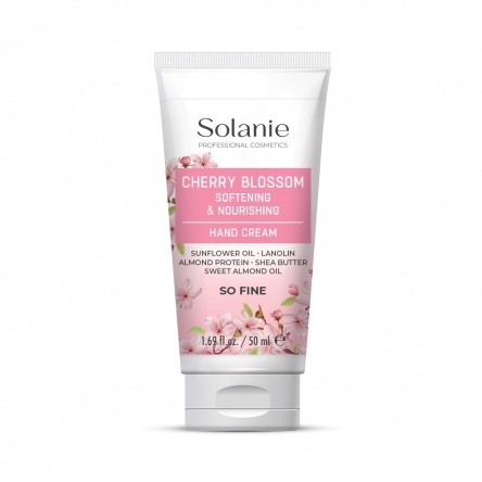 Solanie Crema nutritiva pentru maini cu floare de cires So Fine 50ml