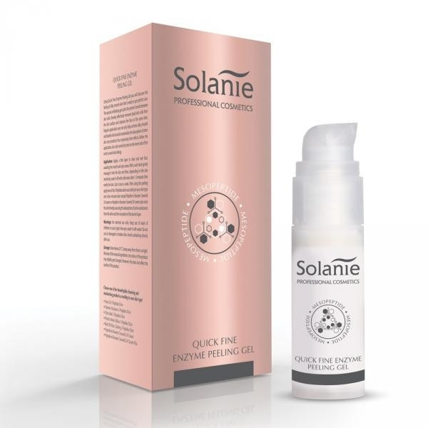 Solanie Mesopeptide Gel exfoliant Quick Fine Enzyme Peeling 30 ml procosmetic imagine noua