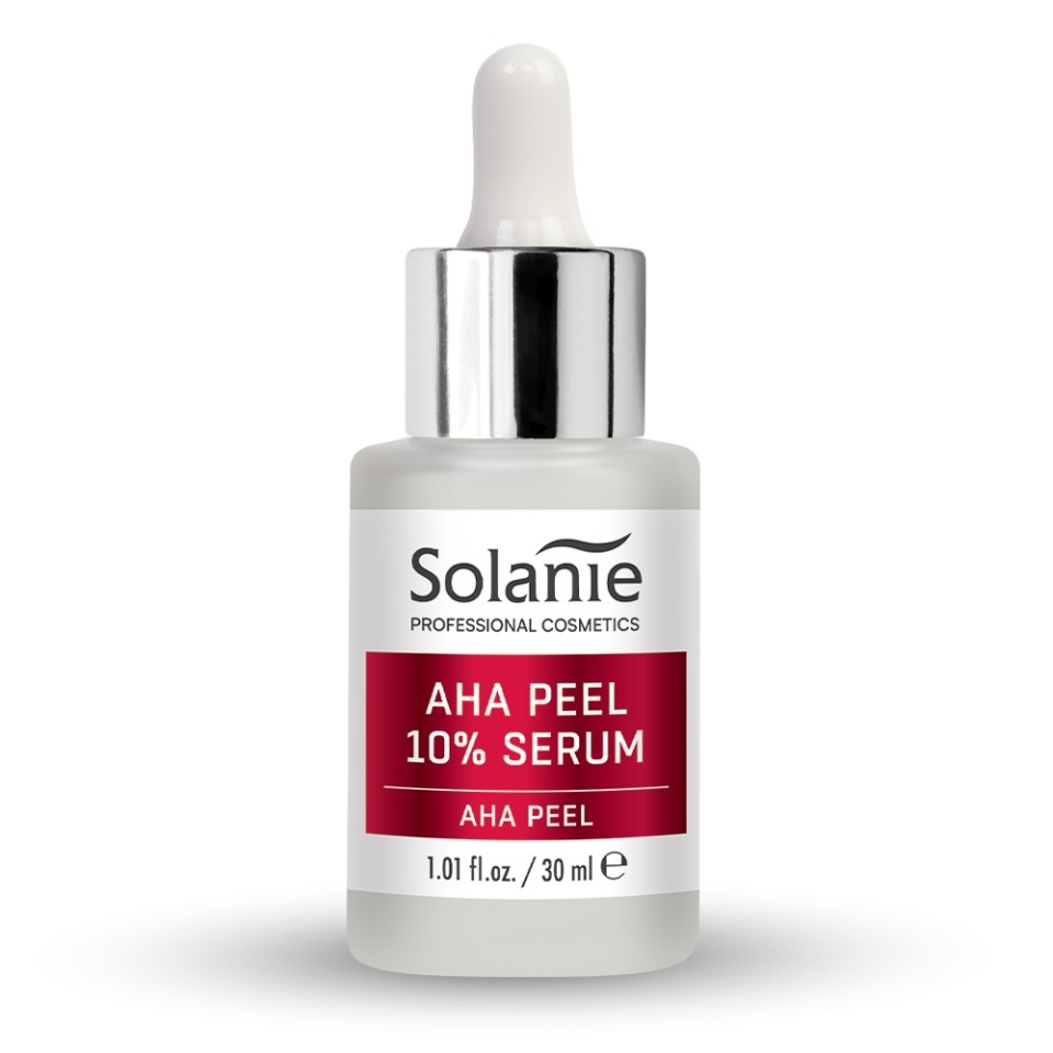 Solanie Serum exfoliant pentru fata cu AHA 10% 30ml