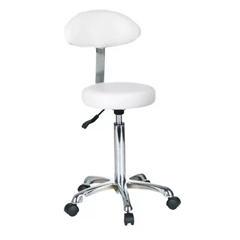 Taburet cosmetic rotativ cu spatar
