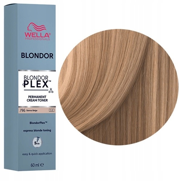 Wella Professionals Toner pentru par blond /96 Sienna Beige BlondorPlex 60ml