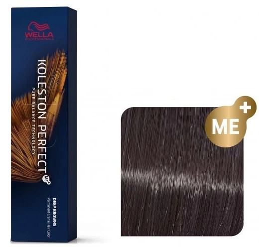 Wella Professionals Vopsea de par permanenta Koleston Perfect 4/75 castaniu mediu maro rosu 60ml