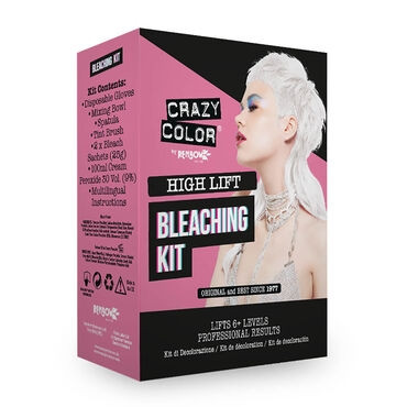 Crazy Color Bleaching Kit pentru decolorarea parului Bleaching imagine noua marillys.ro