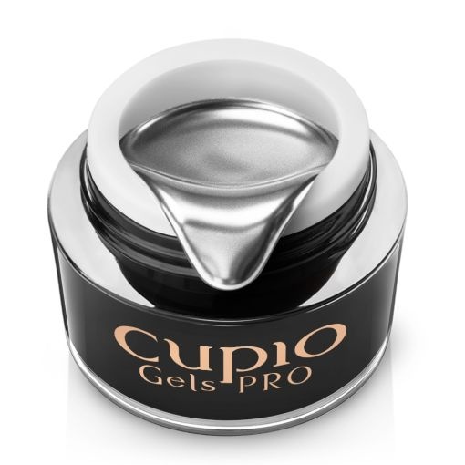 Cupio Gel metalic pentru design - Silver 5g
