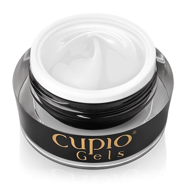 Cupio Gel pentru tehnica fara pilire Make-Up Fiber Milky White 50ml Cupio imagine noua