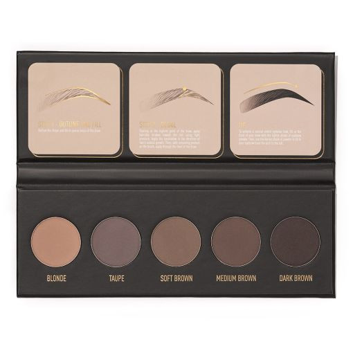 Cupio Paleta cu 5 farduri de sprancene Brow-Me! Fab5