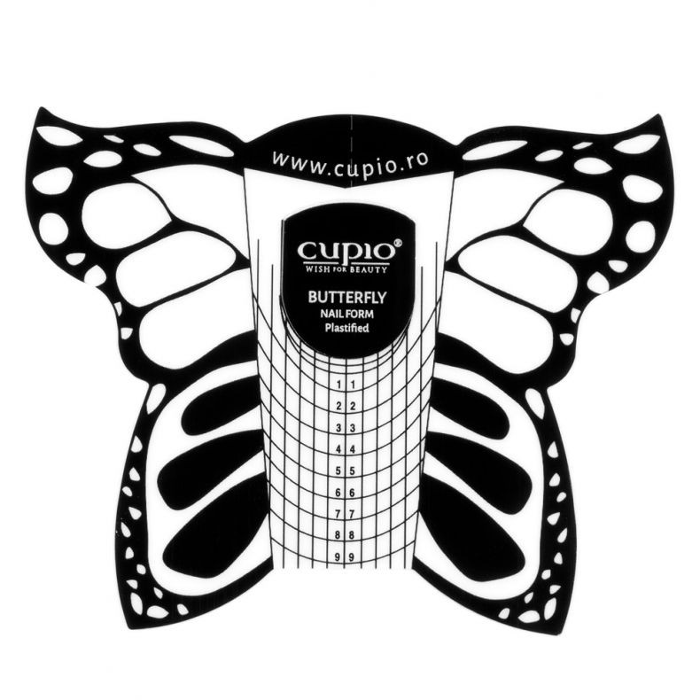 Cupio Sabloane e plastifiate de constructie - Fluture 50buc