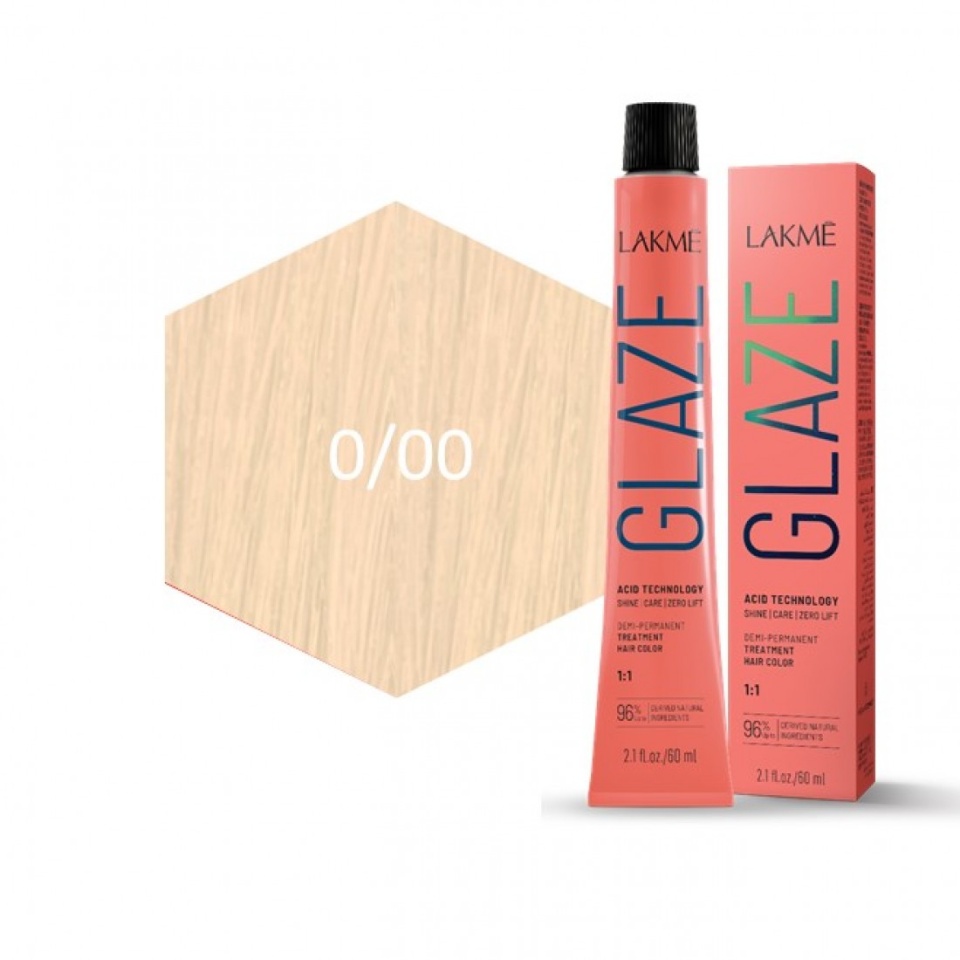 Lakme Vopsea de par demipermanenta 0/00 Clear Glaze 60ml