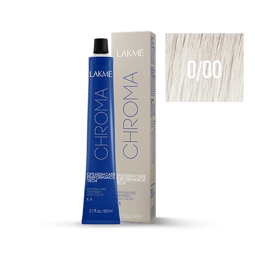 Lakme Vopsea permanenta fara amoniac 0/00 iluminator Chroma 60ml