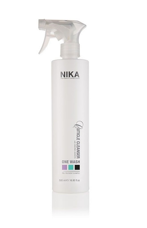 Nika Cuticle Cleanser One Wash – Sampon pre-tratament 500ml 500ml imagine noua marillys.ro