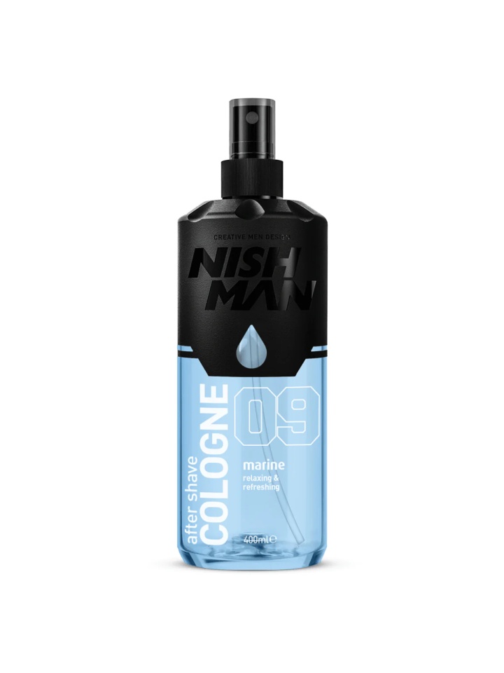 NishMan Apa de colonie parfumata Marine 9 After Shave 400ml