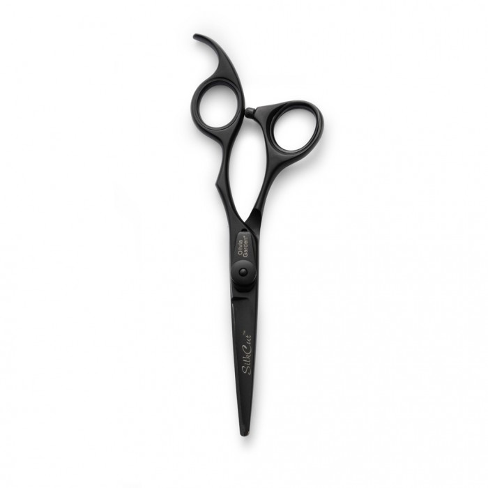 Olivia Garden Foarfeca de tuns offset 5.75 inci SilkCut Black