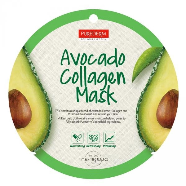 Purederm Masca cu colagen si extract de avocado