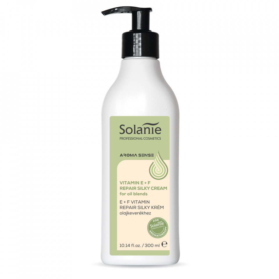 Solanie Aroma Sense – Crema reparatoare cu vitamina E+F pentru amestec de uleiuri 300ml Amestec imagine noua marillys.ro