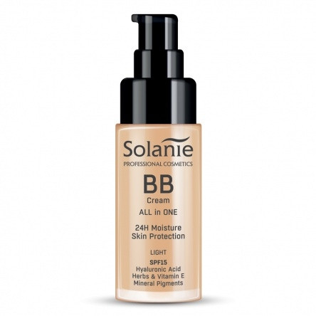 Solanie BB Cream Light – Fond de ten crema cu acid hialuronic SPF15 30ml 30ml