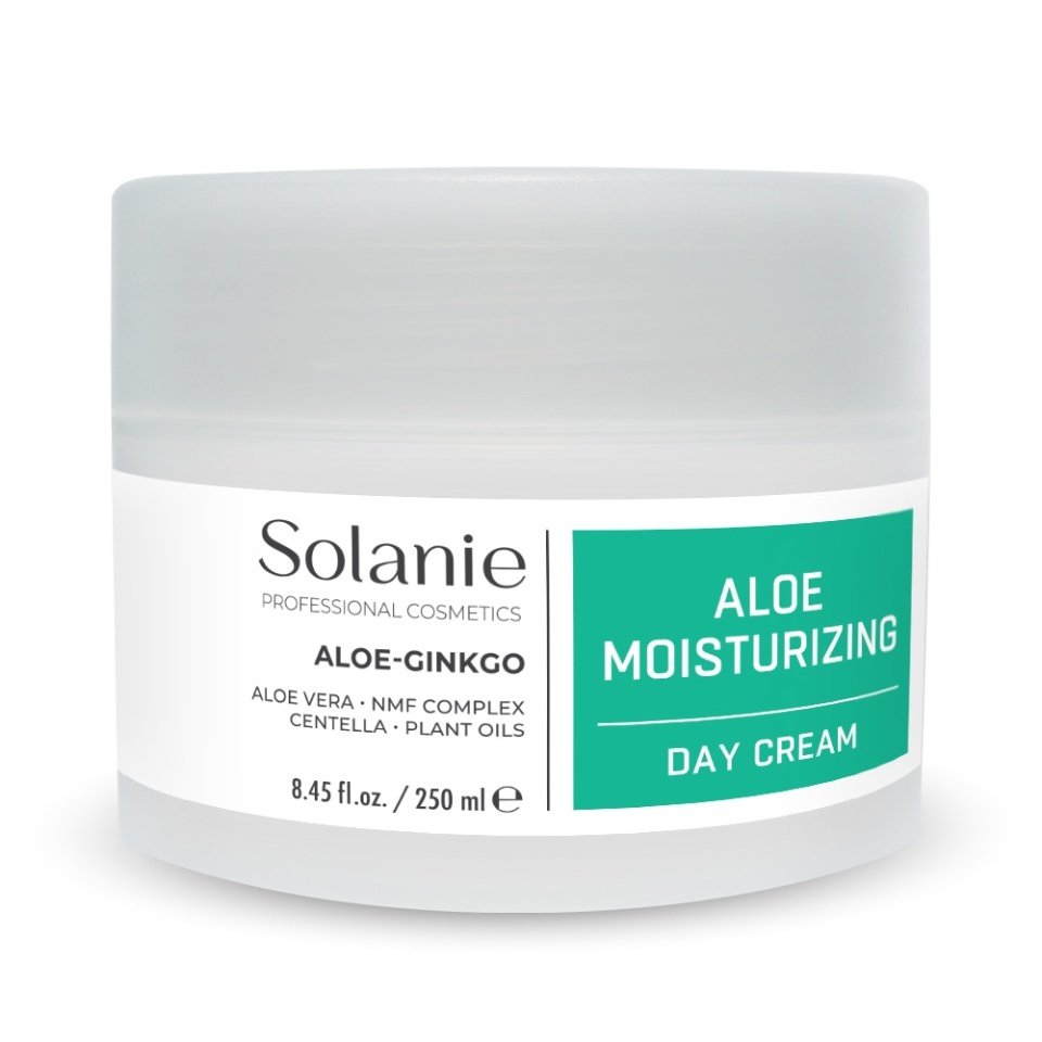 Solanie Crema de fata cu aloe vera si filtru UV Aloe Ginkgo 250ml