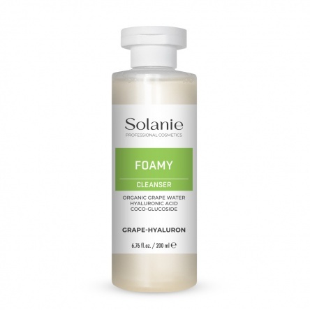 Solanie Gel spuma de curatare pentru fata Grape-Hyaluron 200ml