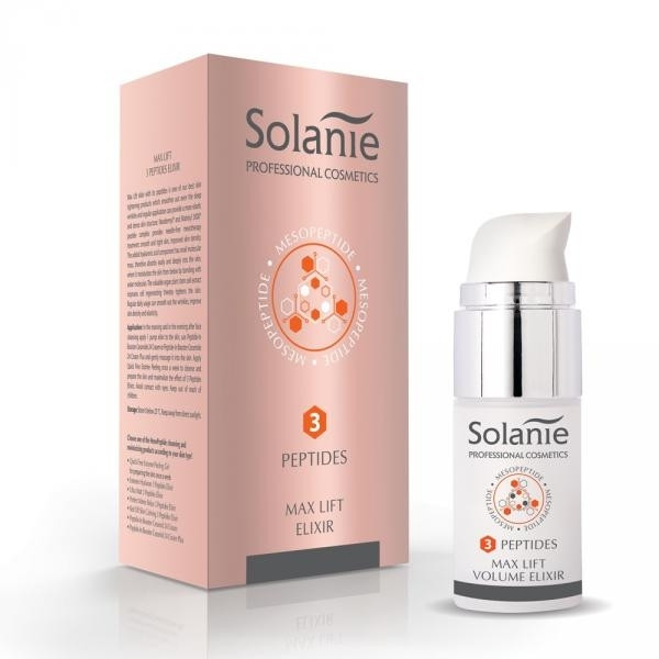 Solanie Mesopeptide - Elixir de lifting Max Lift cu 3 peptide 15ml