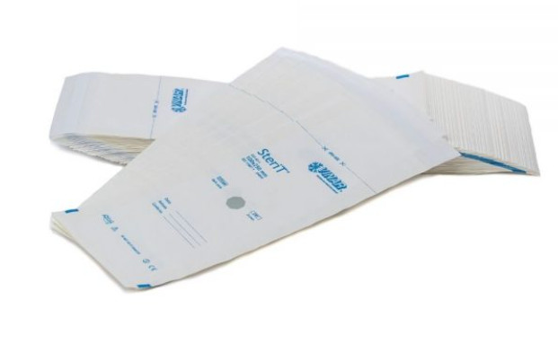 Poze Sterit Pungi autosigilante din hartie alba pentru sterilizare 100x250mm 100buc
