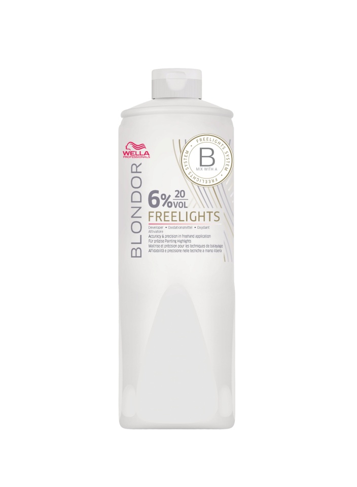 Wella Professionals Oxidant permanent Blondor Freelights 20vol 6% 1000ml