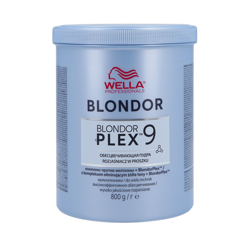 Wella Professionals Pudra decoloranta profesionala 9 tonuri Blondor Plex™9 800g 800g imagine noua marillys.ro