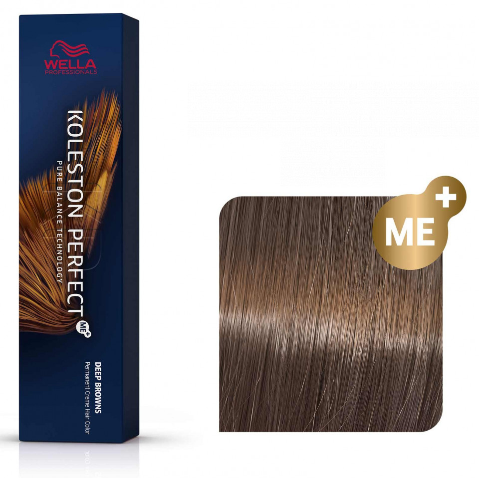 Wella Professionals Vopsea de par permanenta Koleston Perfect 7/71 blond mediu maro cenusiu 60ml