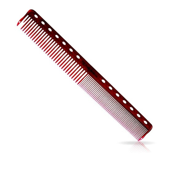 YS Park S339 Pieptan profesional pentru frizerie – rosu transparent frizerie imagine noua marillys.ro