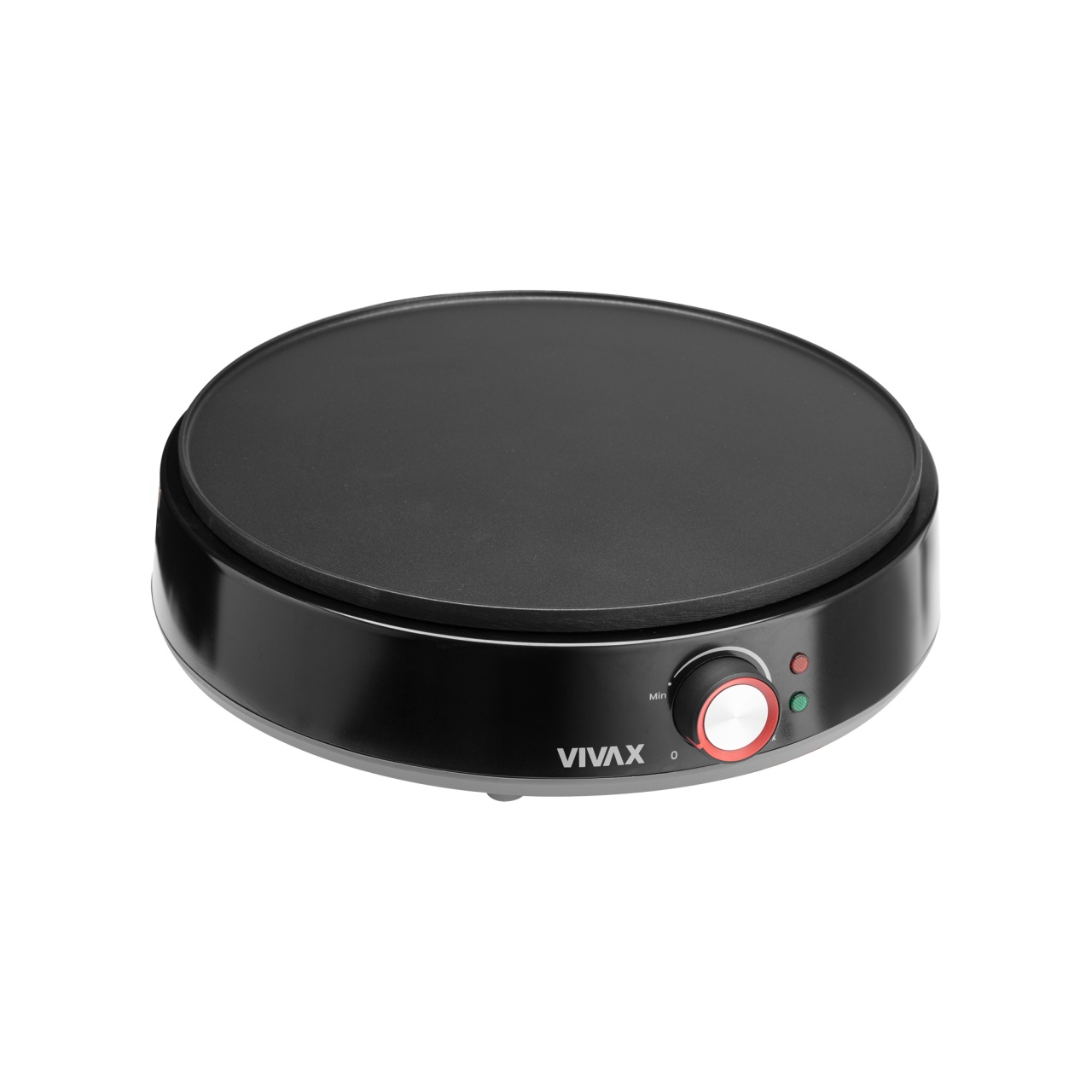 termostat atv Aparat de clatite Vivax PM-1200TB, 1200 W, Incalzire rapida, Termostat , Diametru 30 cm, Negru