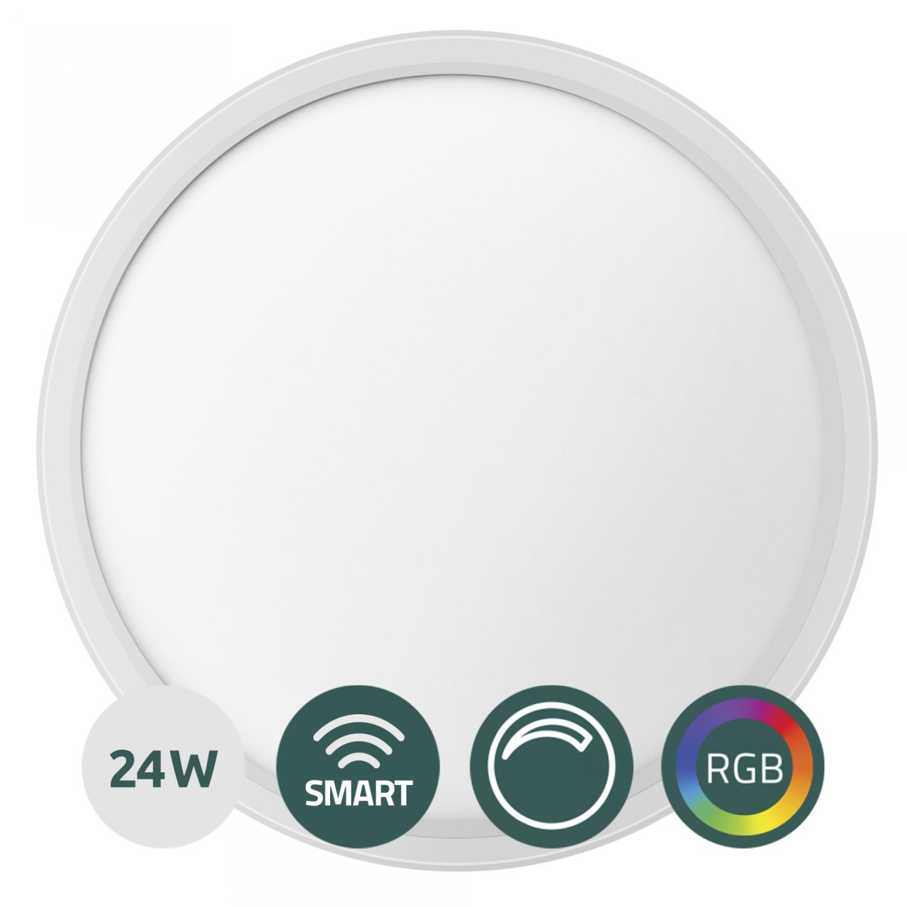 imperios Plafoniera LED Smart Samus SLP420-2880LM-24W-3000/4000/6500K+RGB+DIMMER