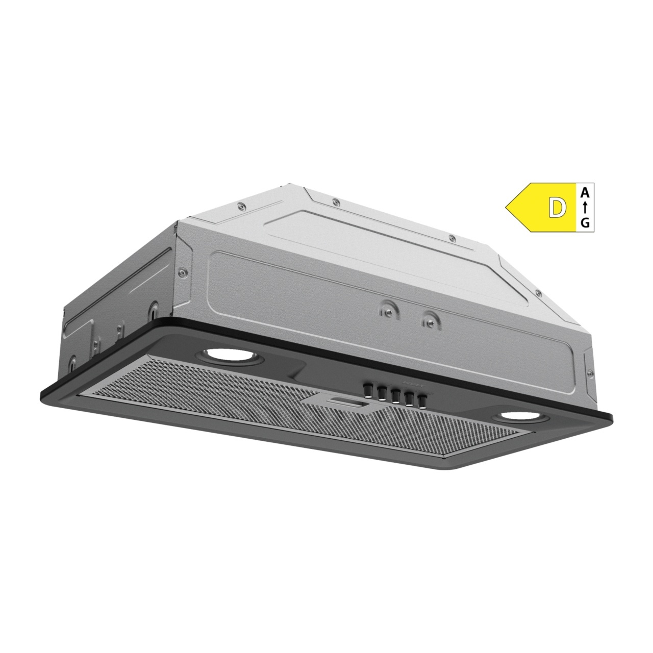 Hota incorporabilă Vivax CHO-60BI100T B, 52,5 cm, 100 W, 1 motor, 3 viteze, filtru aluminiu, iluminare LED, Negru