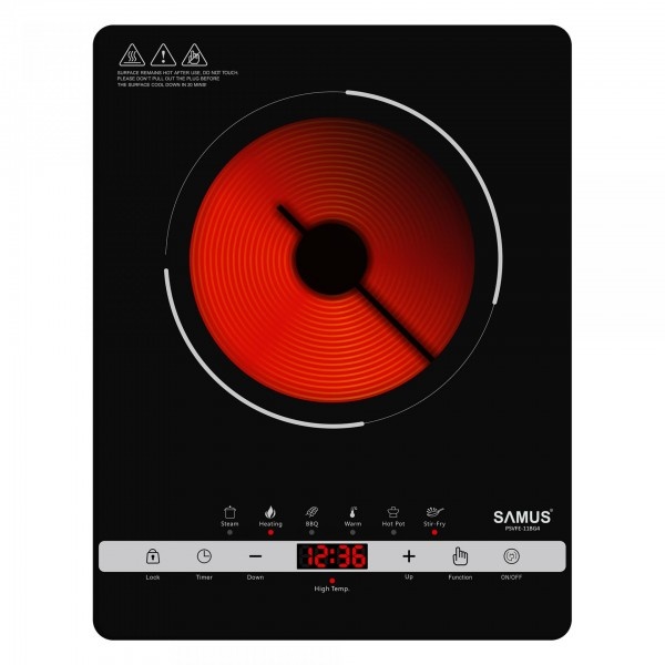 imperios Plita electrica vitroceramica multifunctionala cu infrarosu Samus PSVFE-11BG4