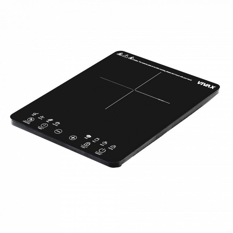 espressoare automate Plită inducție portabilă Vivax HPI-2001TP, 2000 W, 1 zonă de gătit cu control tactil digital, afișaj LED multifuncțional, 8 programe automate,