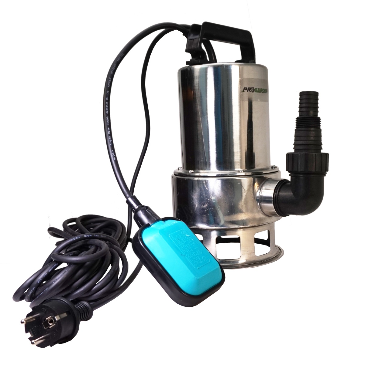 Pool, Fountain & Pond Pumps ProGARDEN CSP400Dinox-1A Pompa drenaj, 400W, apa murdara, 110L/min, 5m, plutitor, inox