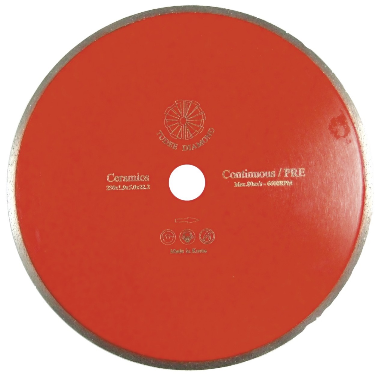 imperios Tudee Disc diamantat debitare ceramica, premium, 230x22.2x5x1.9mm