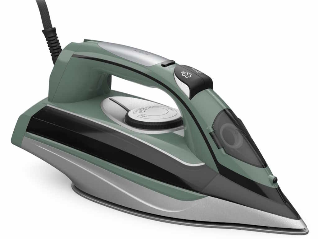 Irons & Ironing Systems Fier de calcat cu iPump Tesla IR600BGP, 3000Wsenzor maner, rezervor 400ml, autocuratare, verde