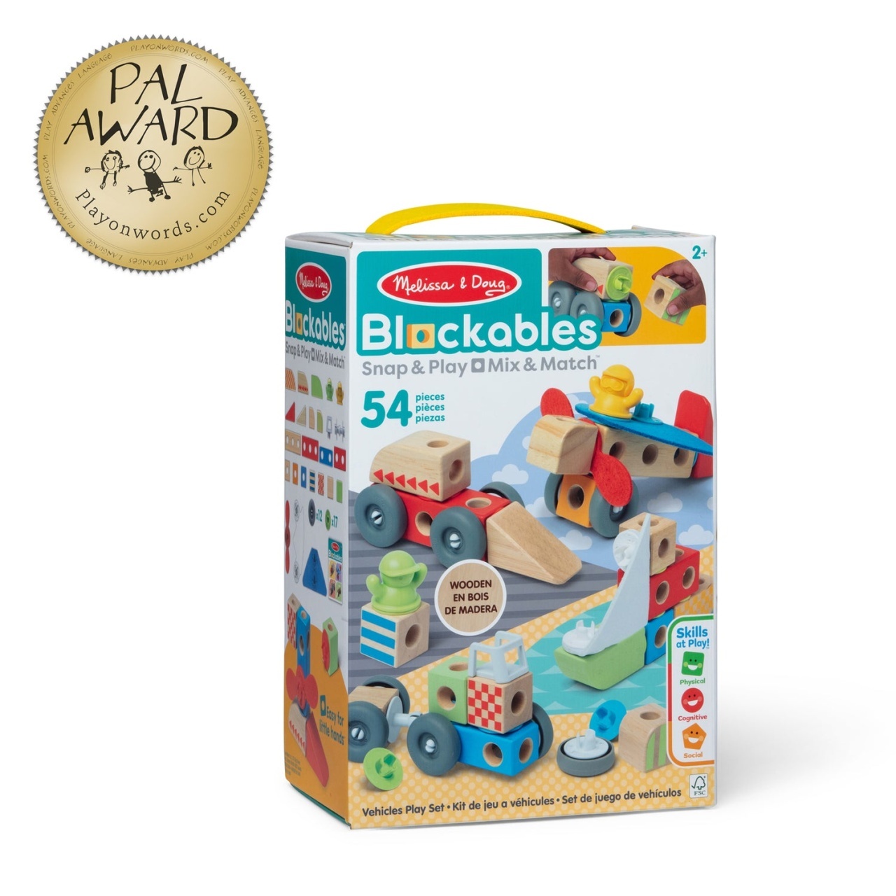 imperios Set de joacă Melissa & Doug Spin Master - Blockables™ Vehicule 3 Ani+