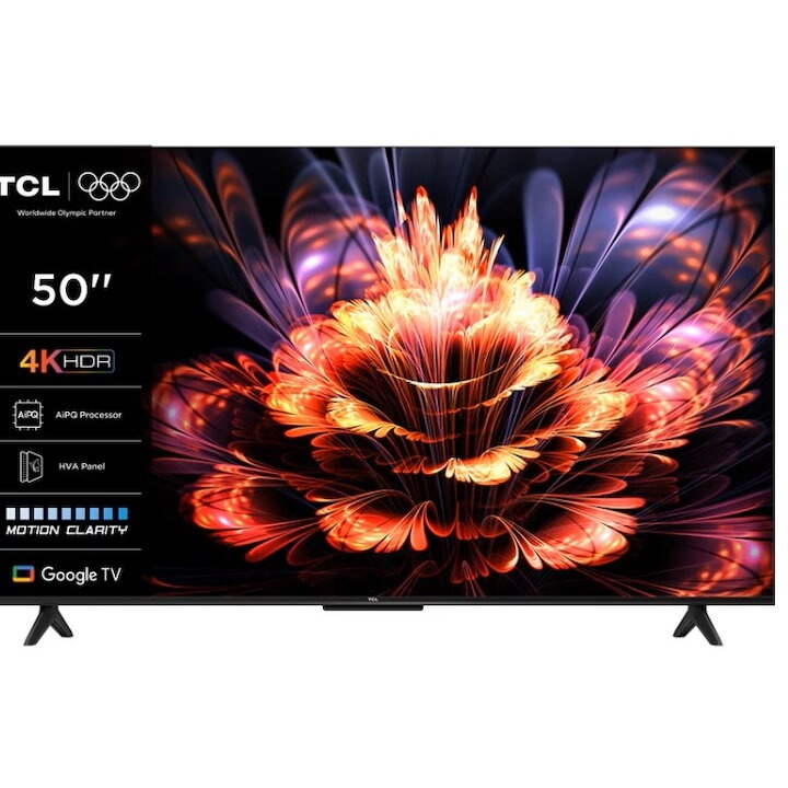 imperios Televizor LED TCL 127 cm 50" 50V6C, Ultra HD 4K, Smart TV, WiFi, CI+, Negru