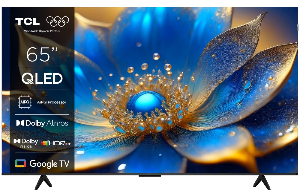 Televisions Televizor QLED Smart TCL 65P71K, 164 cm, Ultra HD 4K, Google TV, Clasa E