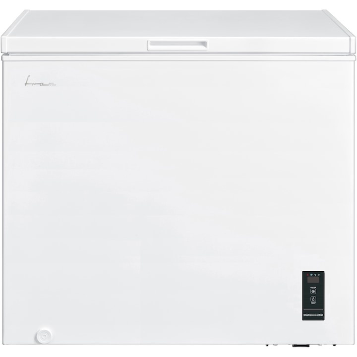 imperios Lada frigorifica FRAM FCF-M198DINVCE++, 198L, Clasa E, Convertibila frigider/congelator, Compresor inverter, Control electronic, Display, Lumina led,