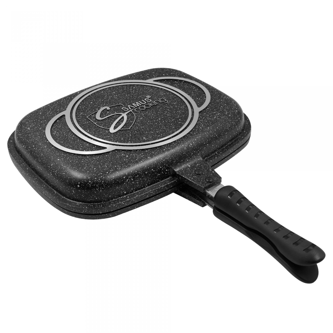 imperios Tigaie grill dubla Samus 32X25X7 cm - TOL3232-GC, TOLEDO LINE