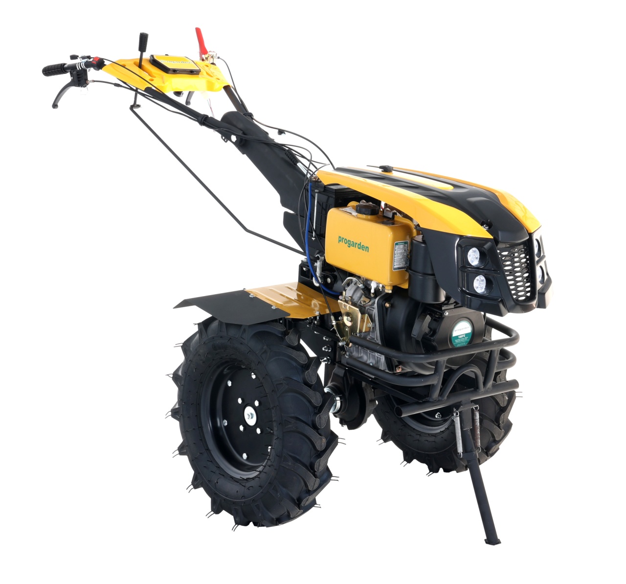 ProGARDEN Campo 1273 Alpine V2, motocultor 12CP, 2+1 trepte, 2+2+1 freze, roti 6.00-12, diesel, EU V, pornire electrica, 2 prize putere