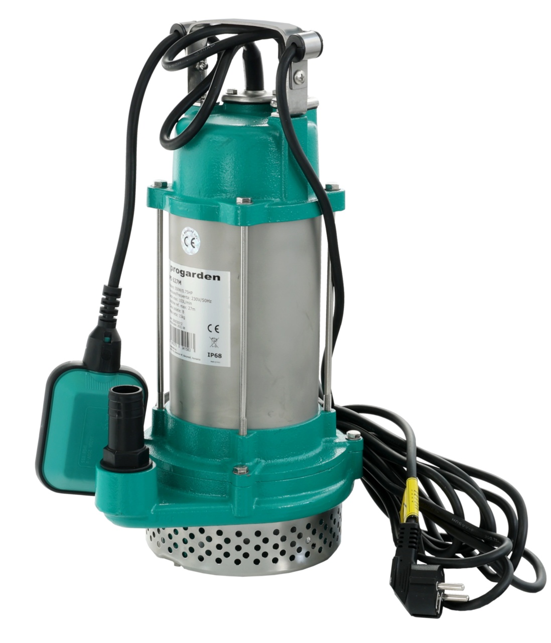 Pool, Fountain & Pond Pumps ProGARDEN PD 627M Pompa drenaj 1", 550W, apa murdara, 103L/min, 27m, plutitor