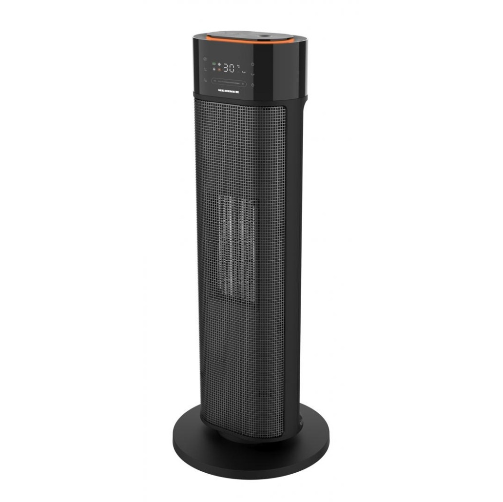 imperios Radiator ceramic cu umidificare Heinner HCH-LH2000BK, 2000 W, Functie umidificare, Display LED, Control touch, Telecomanda, Functie ECO, Oprire