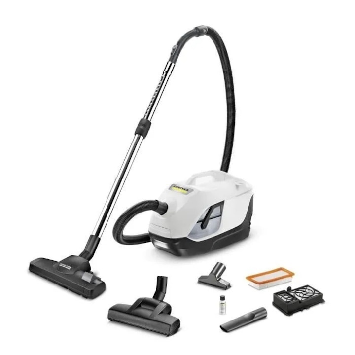 aspirator masina Aspirator Karcher DS 6, fara sac, filtrare cu apa, accesorii incluse