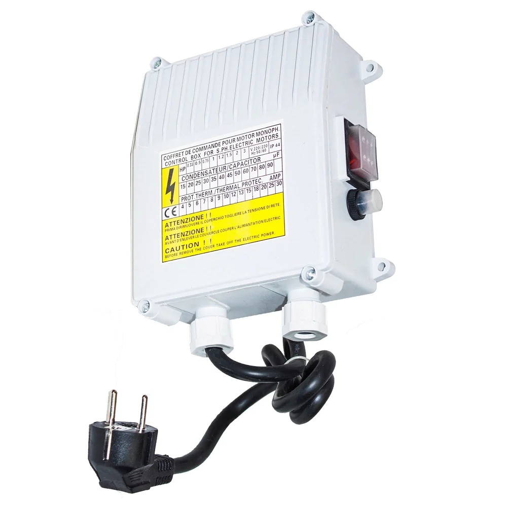 Pool, Fountain & Pond Pumps ProGARDEN Cutie control pentru pompa 10A, 30uF, 0.75kW